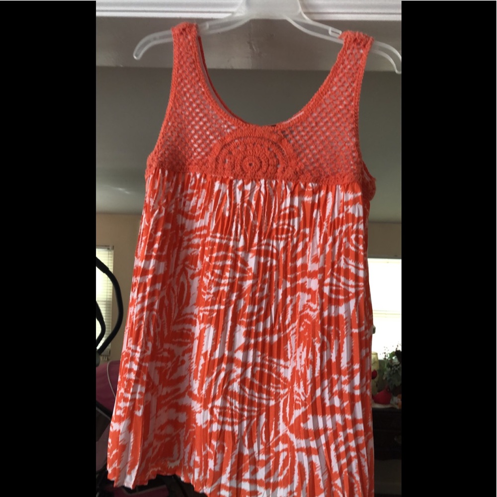 Coral summer shirt